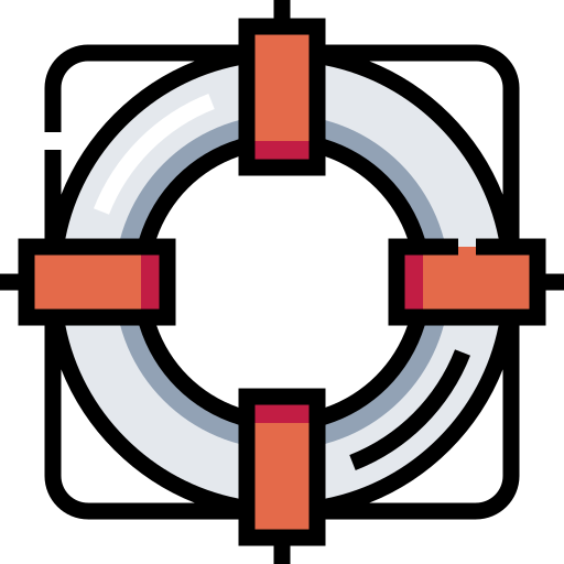 Boya salvavidas Detailed Straight Lineal color icono