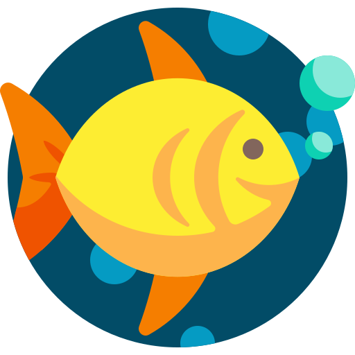 물고기 Detailed Flat Circular Flat icon