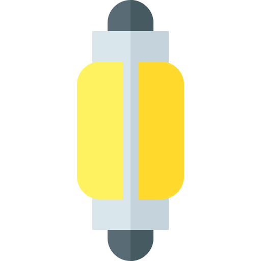 Bombilla Basic Straight Flat icono