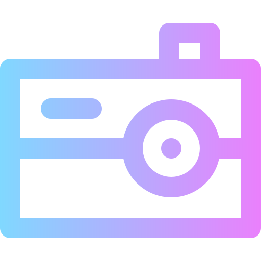 aparat fotograficzny Super Basic Rounded Gradient ikona