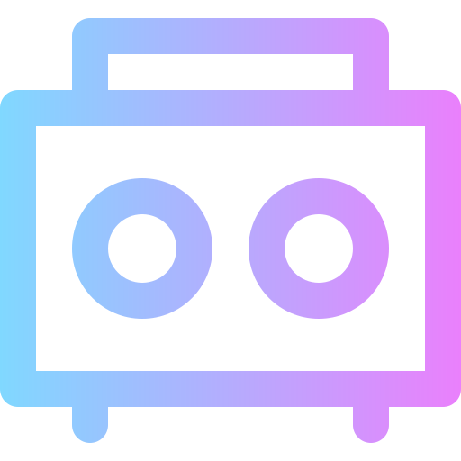 boombox Super Basic Rounded Gradient icon