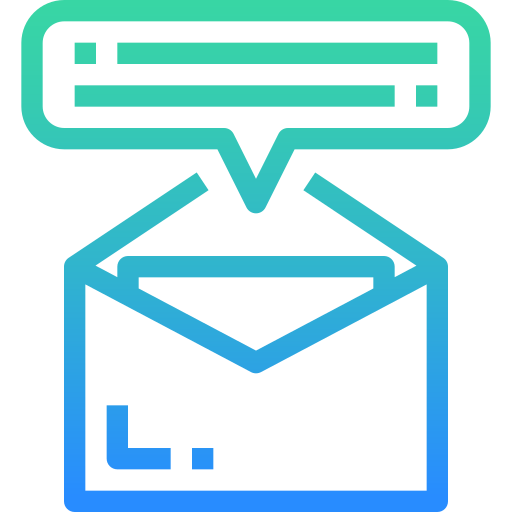 e-mail Winnievizence Outline gradient ikona
