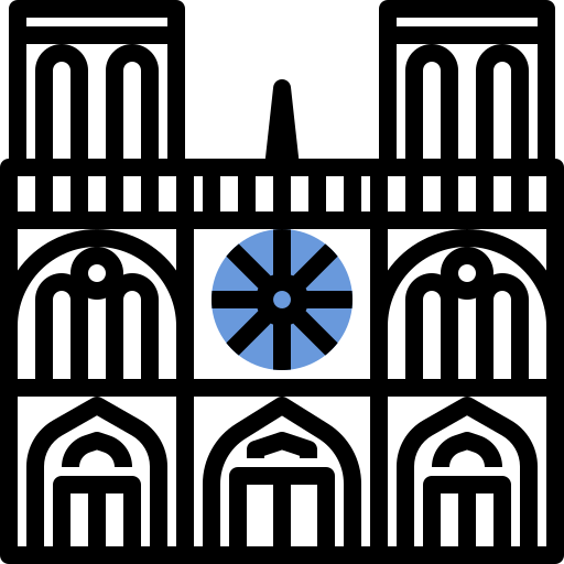 ノートルダム大聖堂 Winnievizence Blue icon