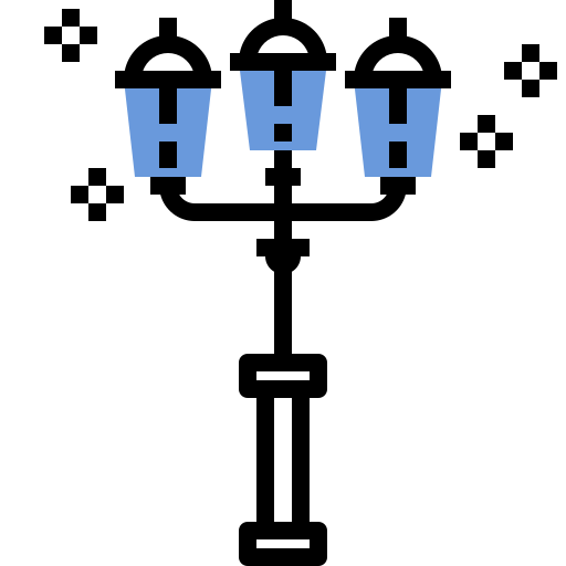 가로등 Winnievizence Blue icon