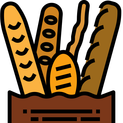Хлеб Winnievizence Lineal color иконка