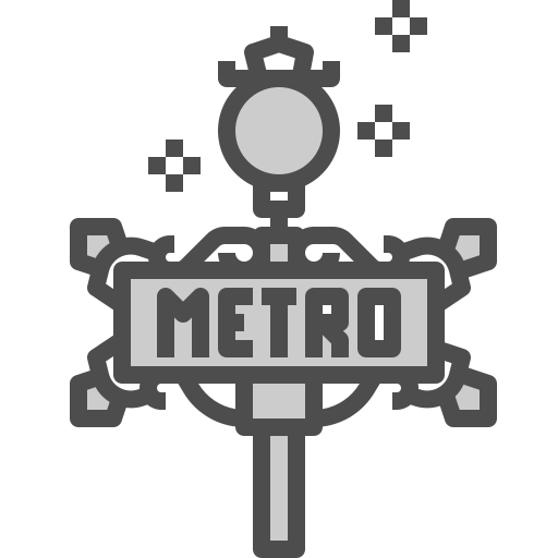 metro Winnievizence Grey icoon
