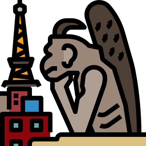 Gárgola Winnievizence Lineal color icono
