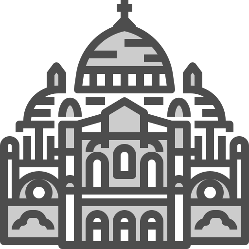 サクレクール寺院 Winnievizence Grey icon