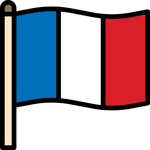 frankrijk Winnievizence Lineal color icoon