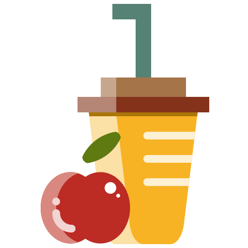 Apple juice Winnievizence Flat icon