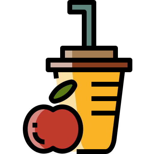 sok jabłkowy Winnievizence Lineal color ikona