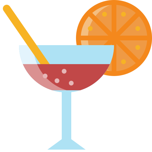 cocktail Winnievizence Flat icoon