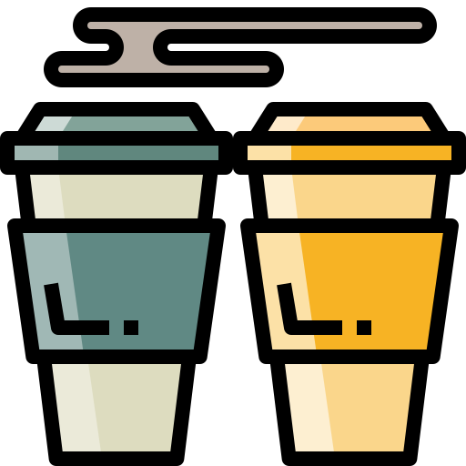 gorąca kawa Winnievizence Lineal color ikona