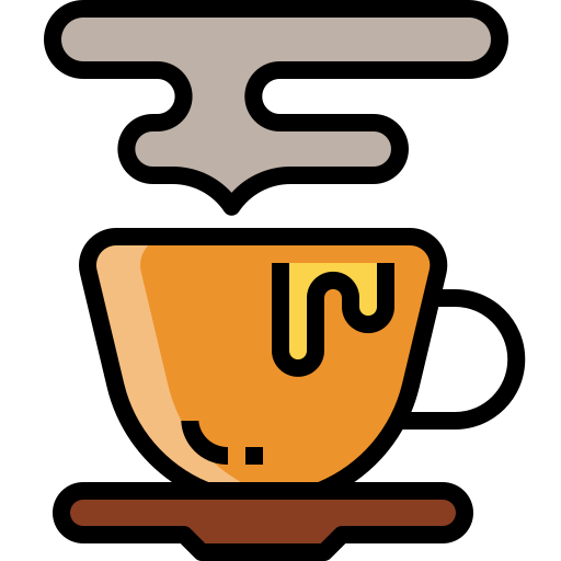 Hot coffee Winnievizence Lineal color icon