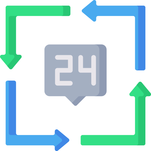 24 godziny Special Flat ikona