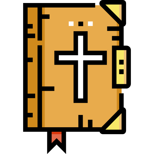 biblia Detailed Straight Lineal color ikona