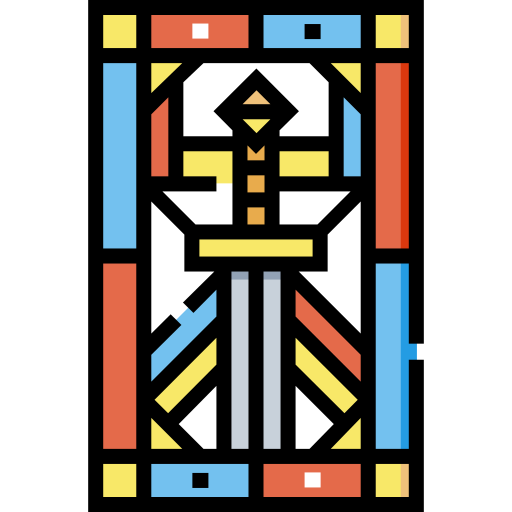 kirchenfenster Detailed Straight Lineal color icon