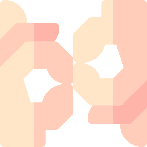 język migowy Basic Rounded Flat ikona