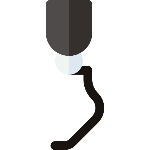 Prosthesis Basic Rounded Flat icon