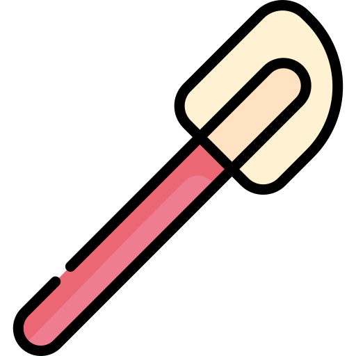spatule Kawaii Lineal color Icône