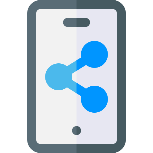 Teléfono inteligente Basic Rounded Flat icono