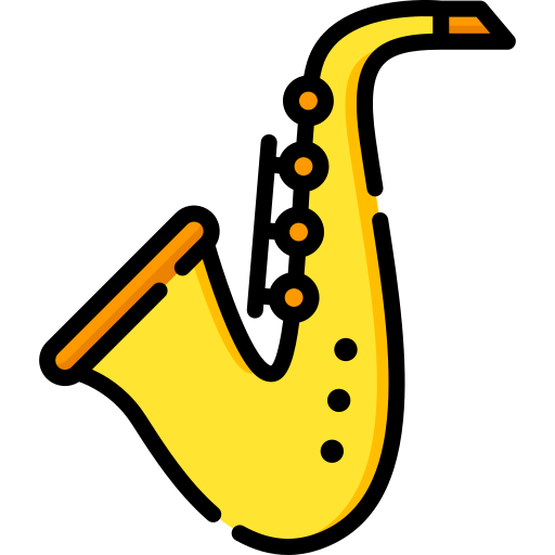 saxophone Special Lineal color Icône