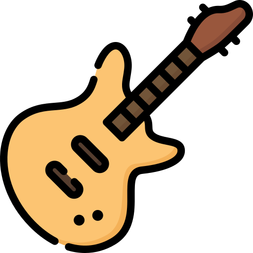bassgitarre Special Lineal color icon