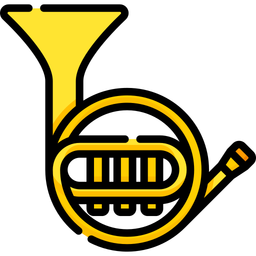 French horn Special Lineal color icon