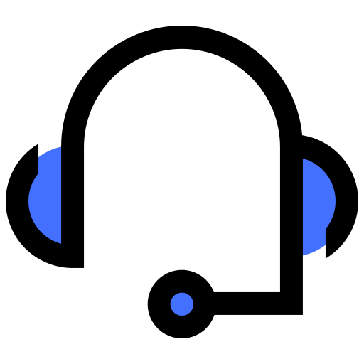 klantenservice Inipagistudio Blue icoon