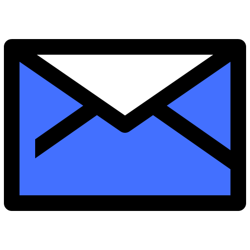 courrier Inipagistudio Blue Icône
