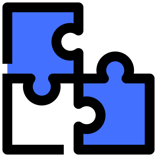puzzle Inipagistudio Blue icon
