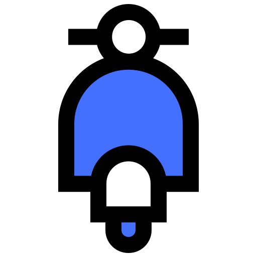 スクーター Inipagistudio Blue icon