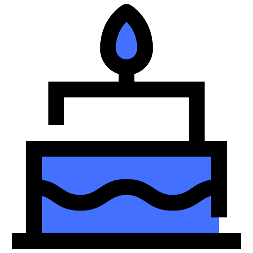 Cake Inipagistudio Blue icon