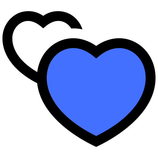 liefde Inipagistudio Blue icoon