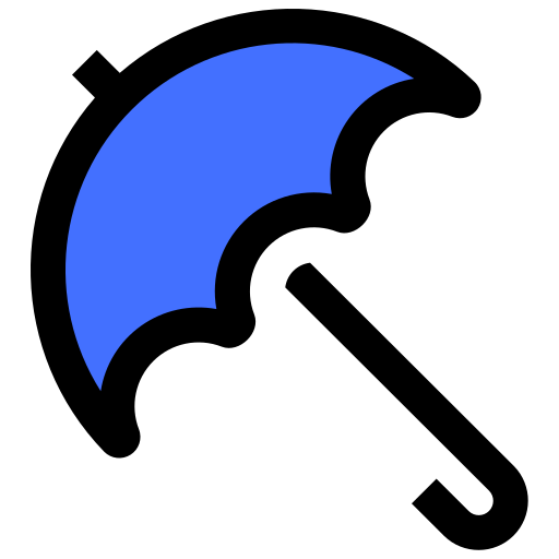 paraplu Inipagistudio Blue icoon
