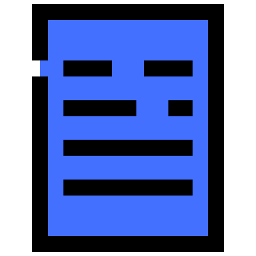 Notes Inipagistudio Blue icon