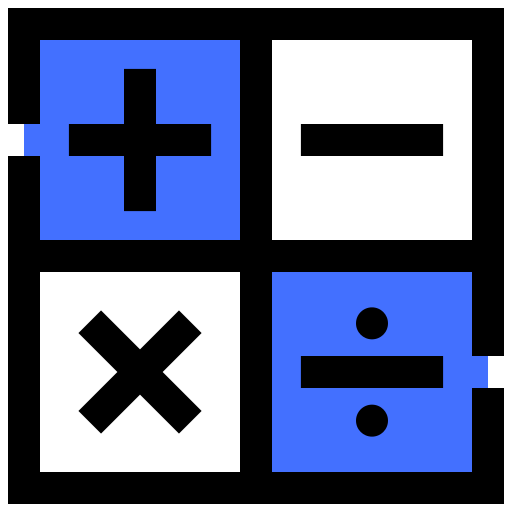 算数 Inipagistudio Blue icon