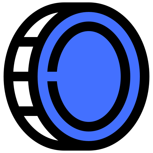 Moneda Inipagistudio Blue icono