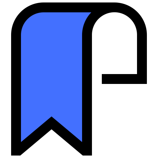 Label Inipagistudio Blue icon