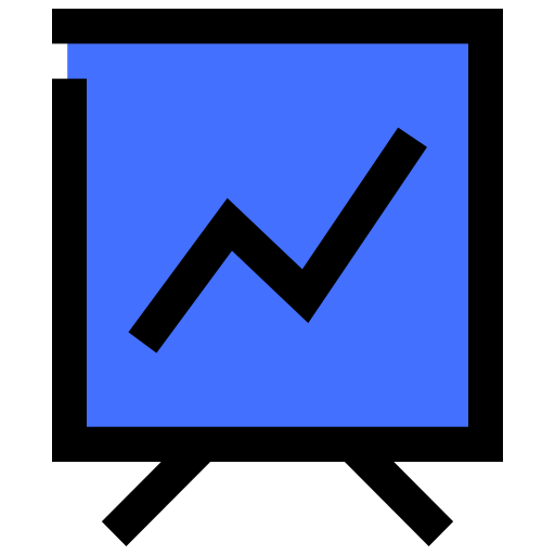 Graph Inipagistudio Blue icon