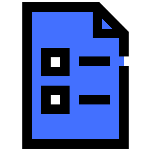 リスト Inipagistudio Blue icon