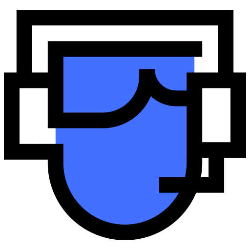 telemarketer Inipagistudio Blue icon