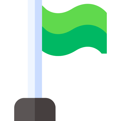 Bandera Basic Straight Flat icono