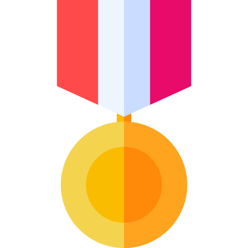 Medalla Basic Straight Flat icono