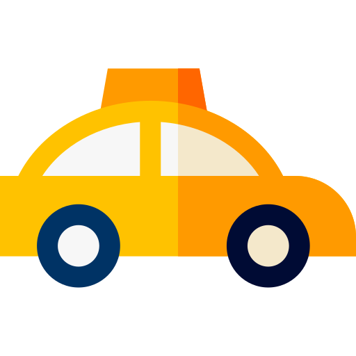 taxi Basic Straight Flat icona