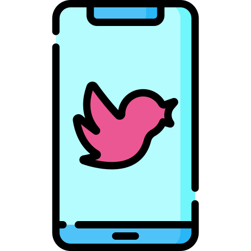 Twitter Special Lineal color icono