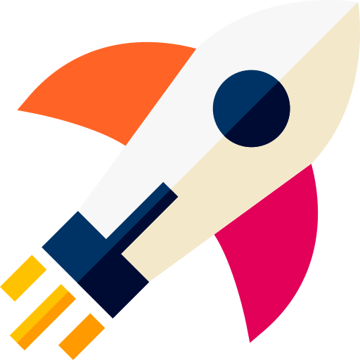Cohete Basic Straight Flat icono