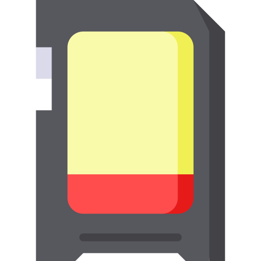 Tarjeta SD Special Flat icono