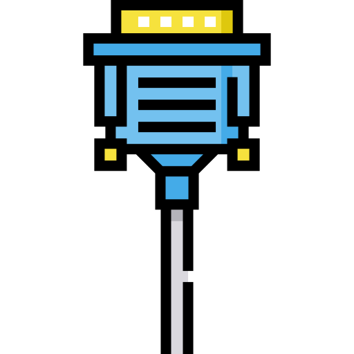 vga Detailed Straight Lineal color icono