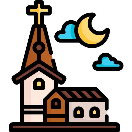 Iglesia Special Lineal color icono